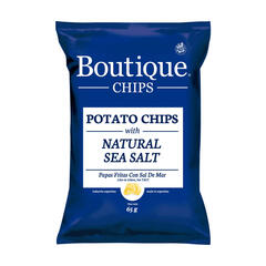 Chips de Papas con Sal Marina x 65g - Boutique Chips