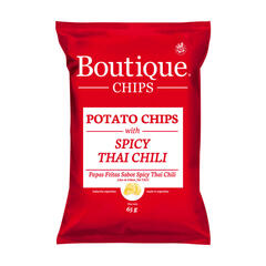 Chips de Papas Sabor Spicy Thai Chili x 65g - Boutique Chips