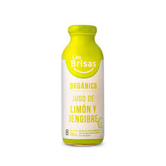 Jugo Organico de Limon-Jengibre Sin Azucar x 330ml - Las Brisas