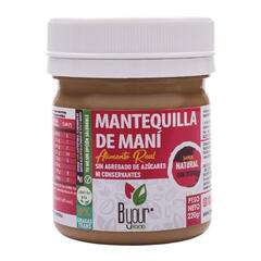 Mantequilla de Mani Sabor Natural con Stevia x 220g - B Your Food