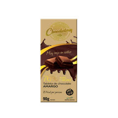 Tableta de Chocolate Amargo 76% x 90g - Chocolatory