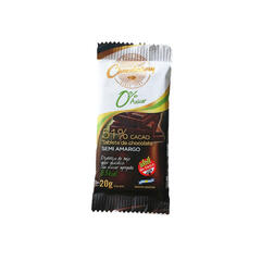 Tableta de chocolate Semiamargo 51% sin azucar x 20g - Chocolatory