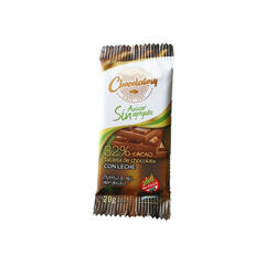 Tableta de Chocolate 32% sin Azucar x 20g - Chocolatory