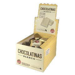 Chocolatinas Blancas x 5g (50u x caja) - Chocolate Colonial