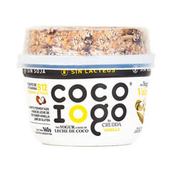 Yogurt a Base de Coco Vainilla con Granola Iogo x 160g - Crudda