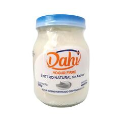Yogurt Firme Entero Sabor Natural Sin Azucar x 190g - Dahi 