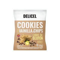 Cookies Sabor Vainilla & Chips x 150g - Delicel