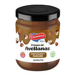 Crema de Avellanas con Cacao y Mascabo x 170g - Dicomere