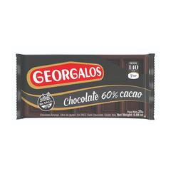 Chocolate 60% Cacao x 25g - Georgalos