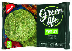 Hamburguesa Veggie Arvejas y Brocoli x 190g - Green Life
