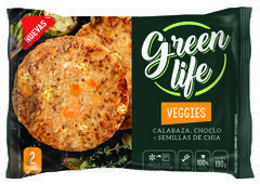 Hamburguesa Veggie Calabaza, Choclo y Semillas de Chia x 190g - Green Life