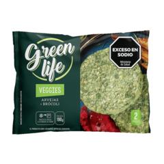 Hamburguesa Veggie Arvejas y Brocoli x 380g - Green Life