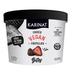 Bites de Frutilla Bañados en Chocolate Veganos x 120g - Karinat