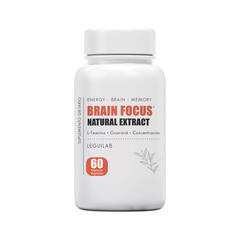 Brain Focus (Guarana + Teanina) x 60 capsulas - Leguilab