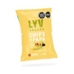 Chips de Papa Kettle Cooked Guacamole  x 55g - Lyv Snacks 