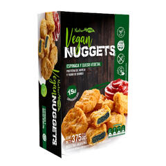 Vegan Nuggets Espinaca y Queso Vegetal x 375g - Naturalrroz