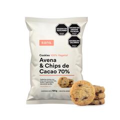 Galletitas de Avena y Chips de Cacao 70% x 120g - Sans