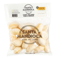 Chipa Relleno de Cheddar x 500g - Santa Mandioca