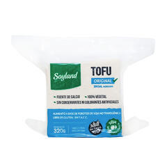 Promo Tofu Original Sin Sal Agregada (Vto 24//06) x 320g - Soyland