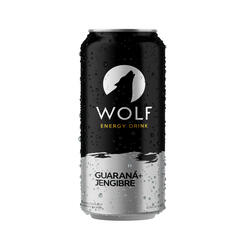 Bebida energizante de Guarana & Jengibre x 473ml - Wolf
