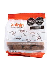 Galletitas de Cacao, Maní y Café x 150g - Zafran